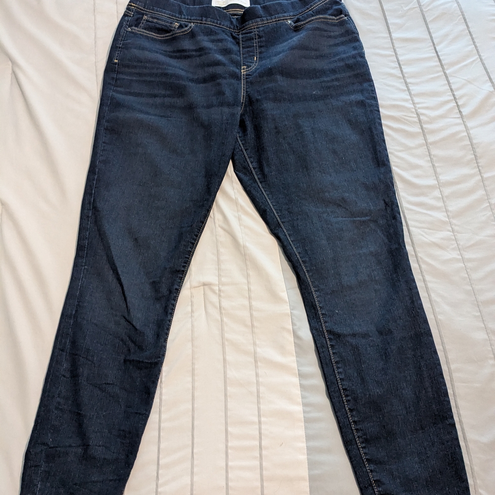 Levi's Women's Pull-On Skinny Blue Jeans